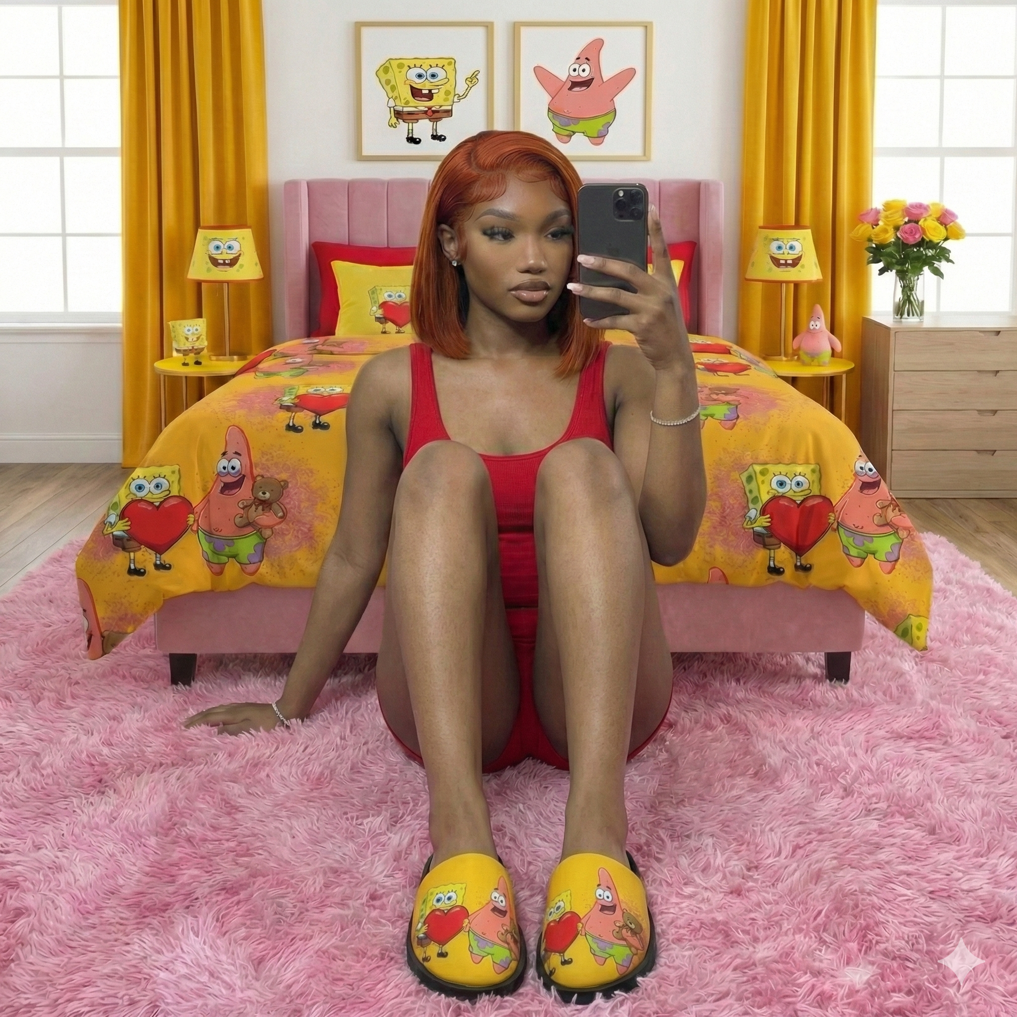 Spongebob's Love: Valentine's Day Collection Slippers