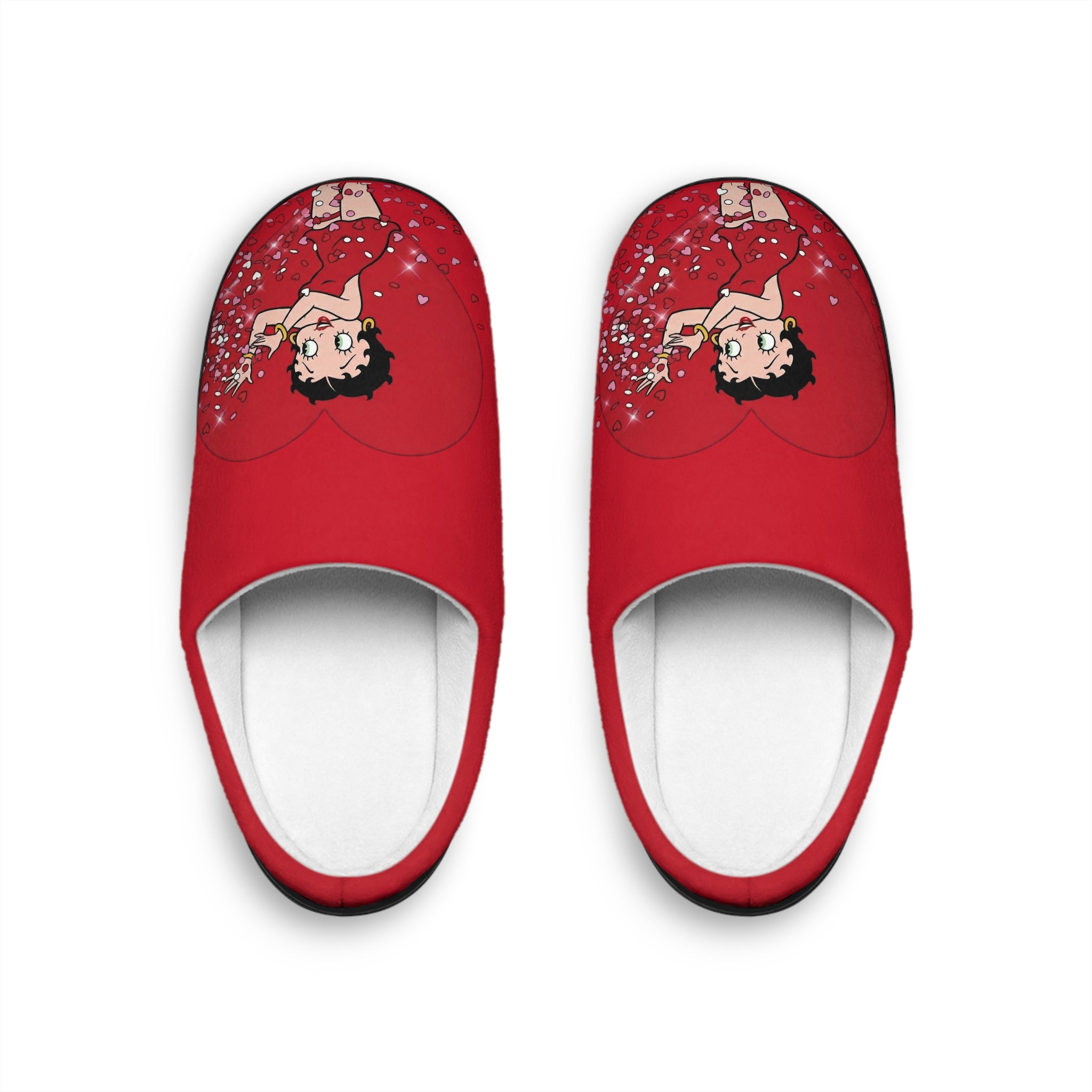 Sassy & Sweet: Betty Boop Iconic Heart Women's Indoor Slippers Valentine's Collection