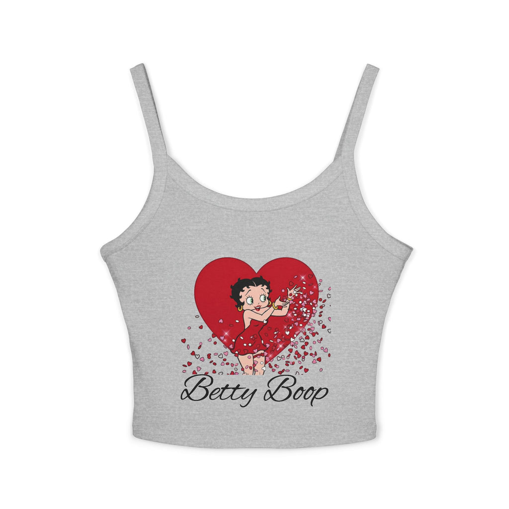 Sassy & Sweet: Betty Boop Iconic Heart Women's Pajama Strap Top Valentine's Collection