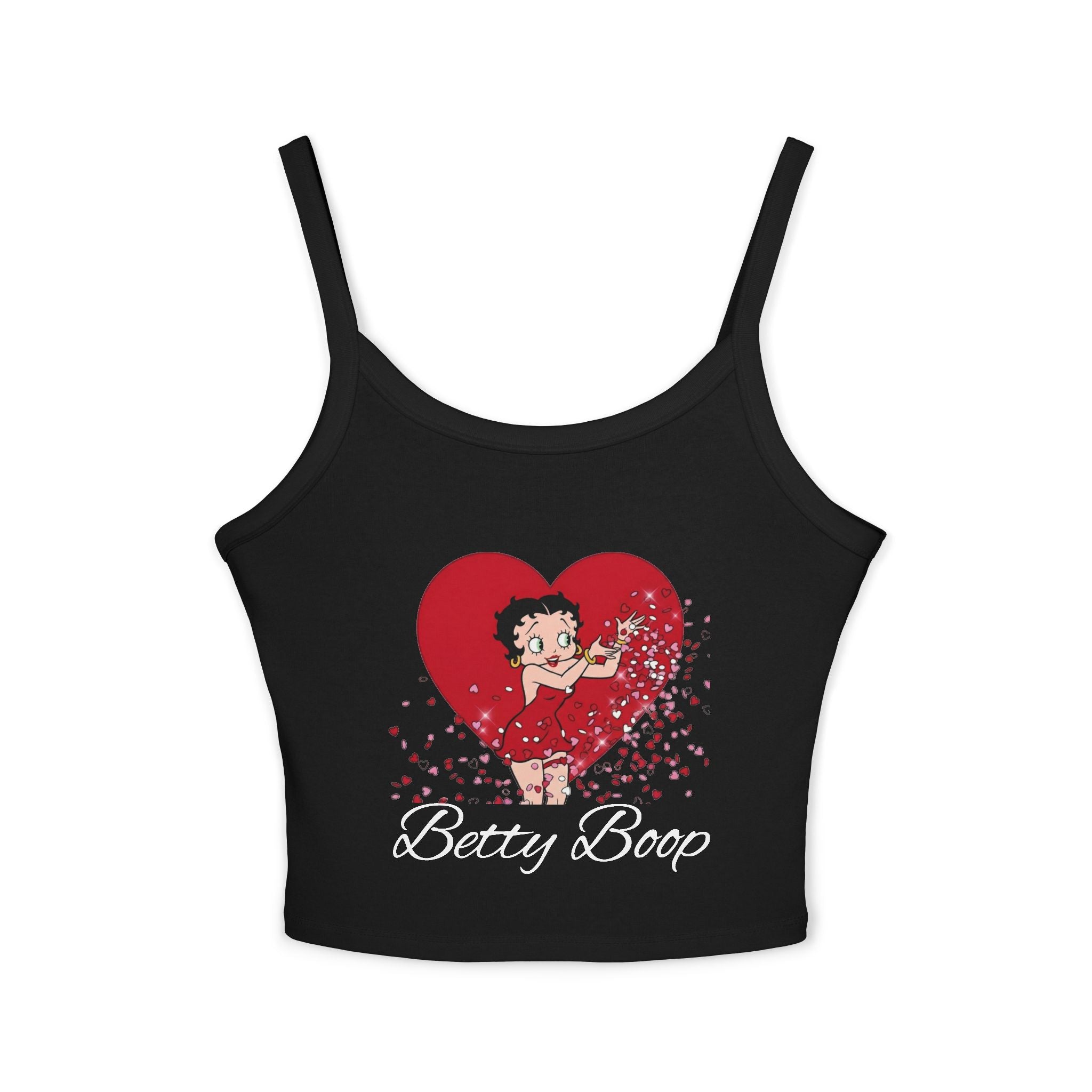 Sassy & Sweet: Betty Boop Iconic Heart Women's Pajama Strap Top Valentine's Collection