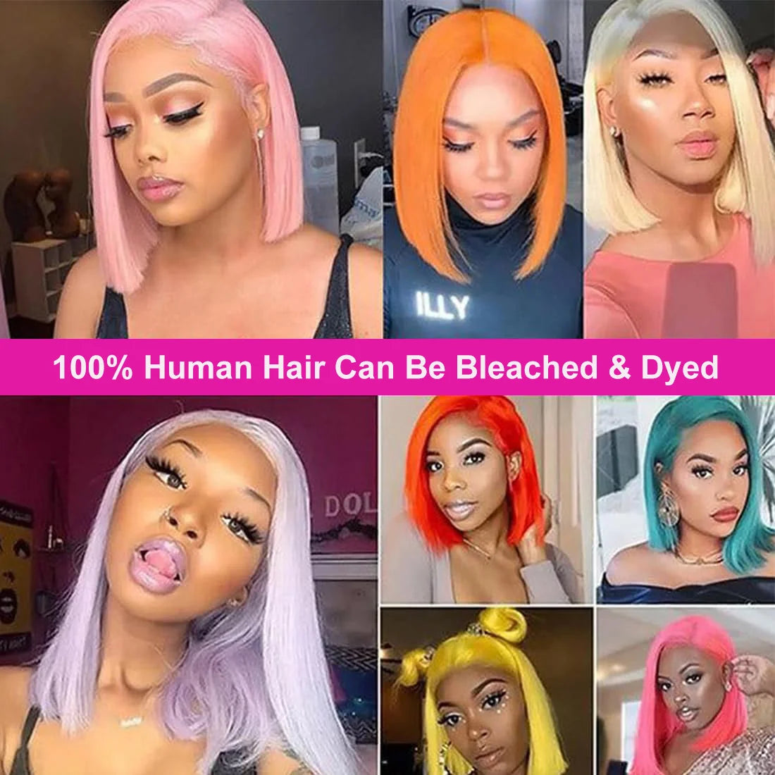 13X4 Lace Front Wig Pre Plucked Human Hair Wigs For Women Wigs Short Straight Bob Wigs Remy Brazilian Human Hair Wigs Sale 200%