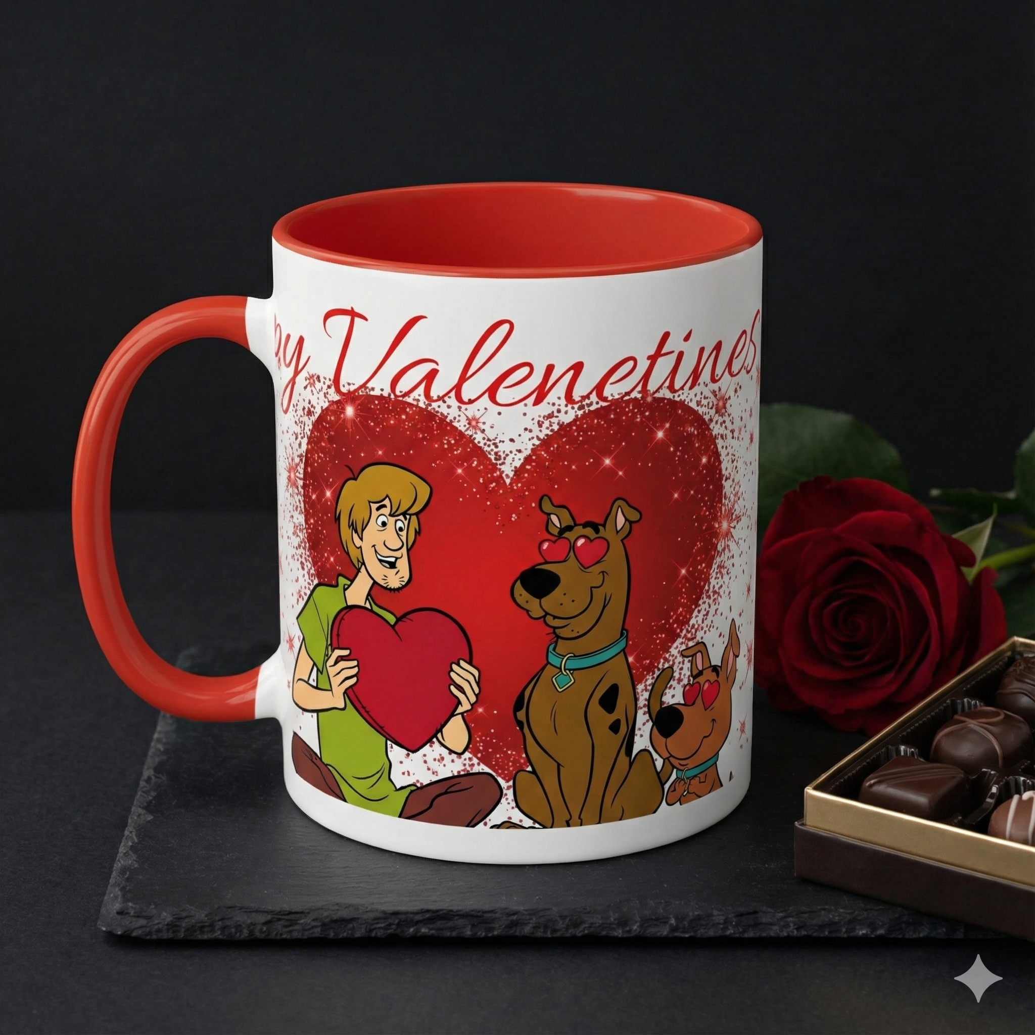 Scooby Doo I Love You Valentine's Collection Mug (11, 15oz)