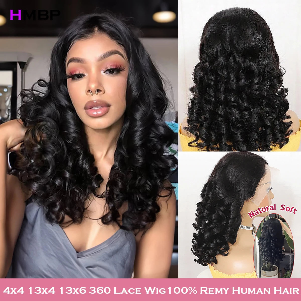 450% Hd Lace Wig Human Hair Bouncy Curly 13x6 Hd Lace Frontal Wig Human Hair Salon-Quality Full Head Preplucked Wigs For Women