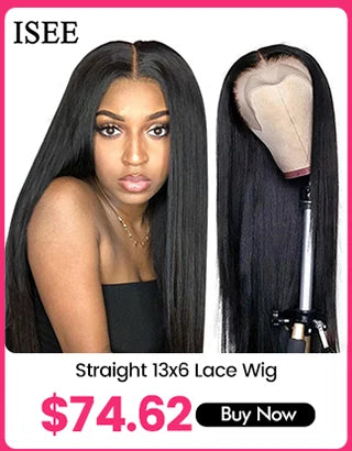 HD Lace Frontal Human Hair Wigs PreBleached Knots Preplucked Straight Lace Front Wigs For Women Brazilian Wigs On Sale ISEE Hair